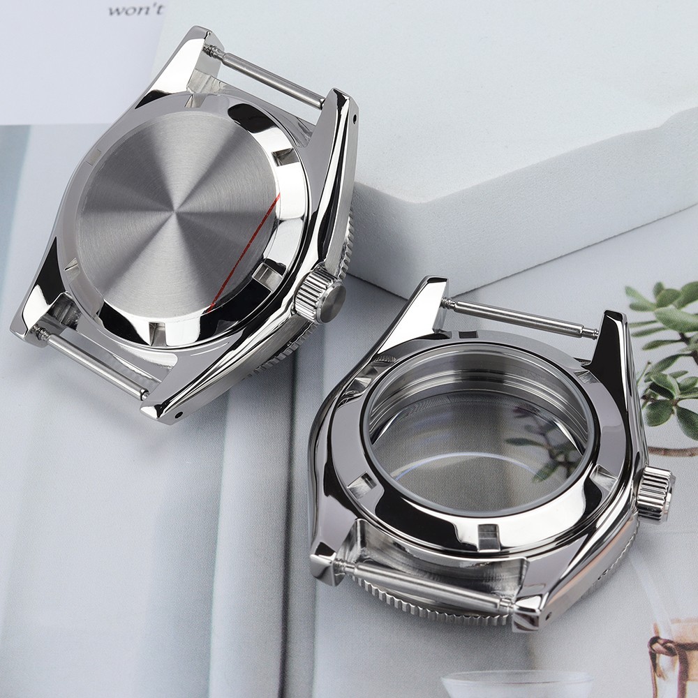 100M Diver STEEL 40.5mm Watch Case 62MAS Style Sapphire For Seiko NH35 Movement