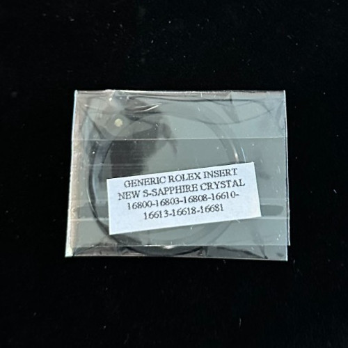 Generic Rolex Insert Sapphire Crystal 16800/16803/16808/16610/16613/16618/16681