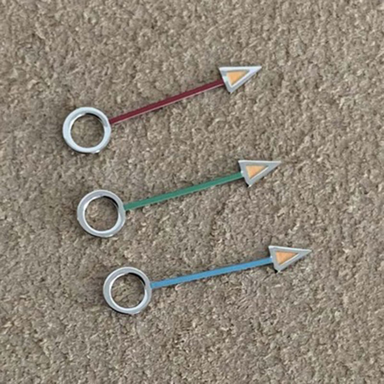 For Japanese NH34 Movement Watch Hand GMT Orange Hands Green Luminous Repair Kit