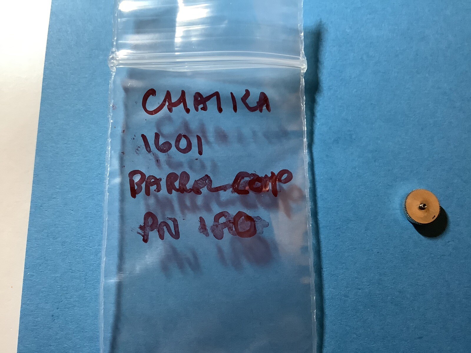 CLASSIC WATCH PARTS. . CHAIKA 1600/1601 BARREL COMPLETE.