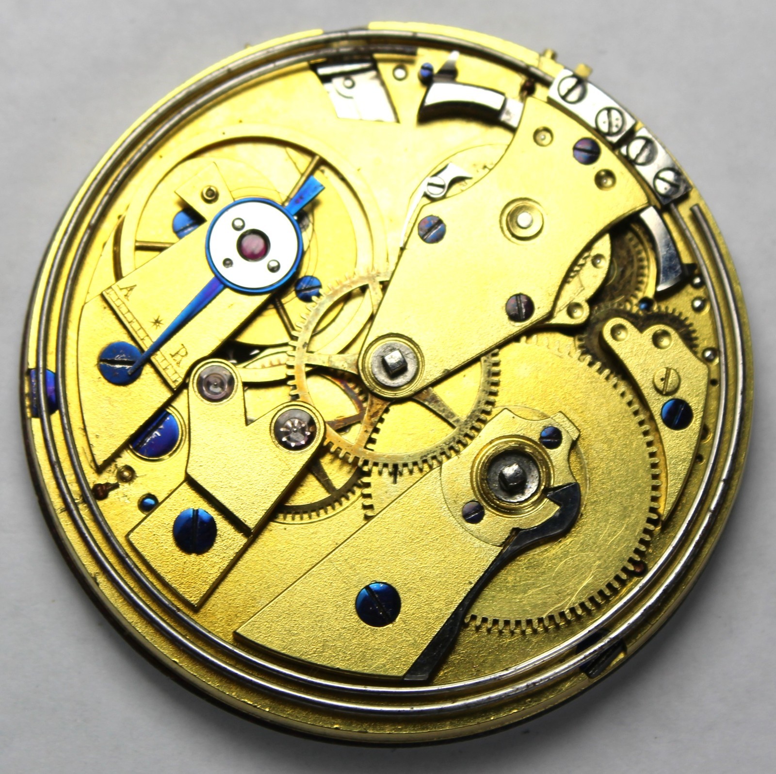 Breguet-Style Quarter Repeater 45mm Pocket Watch MOVEMENT ONLY – Parts/Repair