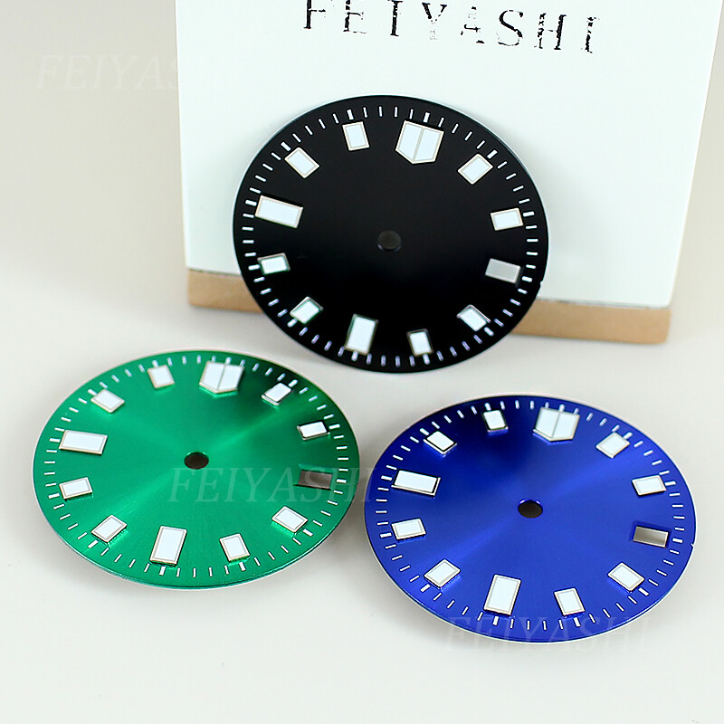 28.5mm seiko Dials For 3.0 Crown Position 3.8/4.1 Crown Position 3C luminescence