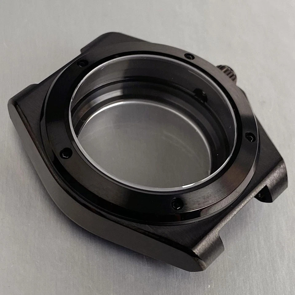 Engineer Retro Black Watch Case 20ATM Sapphire Sterile Dial Set For NH35 ETA2824