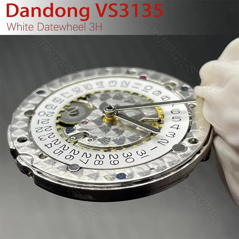 Genuine VSF Dandong 3135 Automatic Movement Blue Balance Wheel Clean Factory Fit