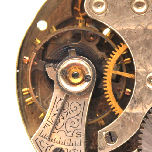 1917 WALTHAM POCKET WATCH MOVEMENT 21108497 GRADE: 610 16s 7j (QQ2)
