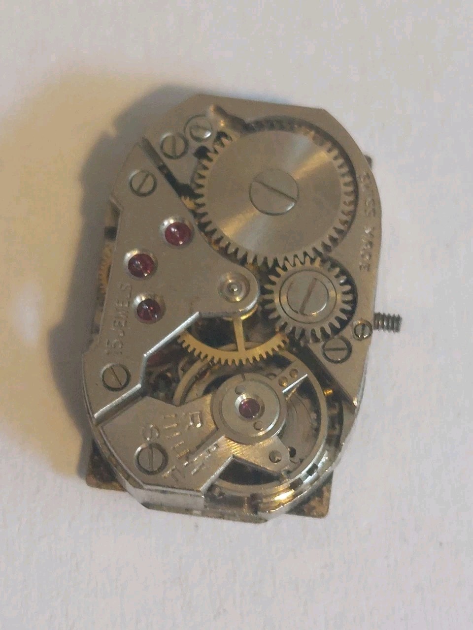 Vintage Avia Ladies Mechanical Watch Movement And Face (Balance Is Okay)