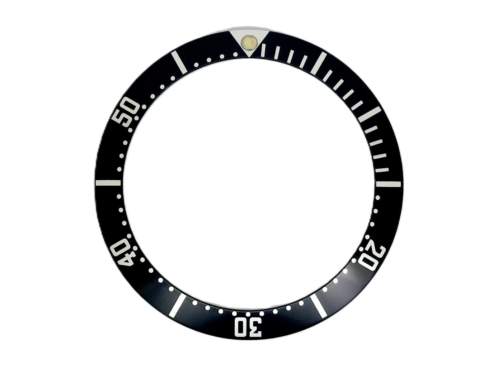 Watch Bezel Insert For OMEGA Seamaster 300m Aluminium Black With Silver Numerals