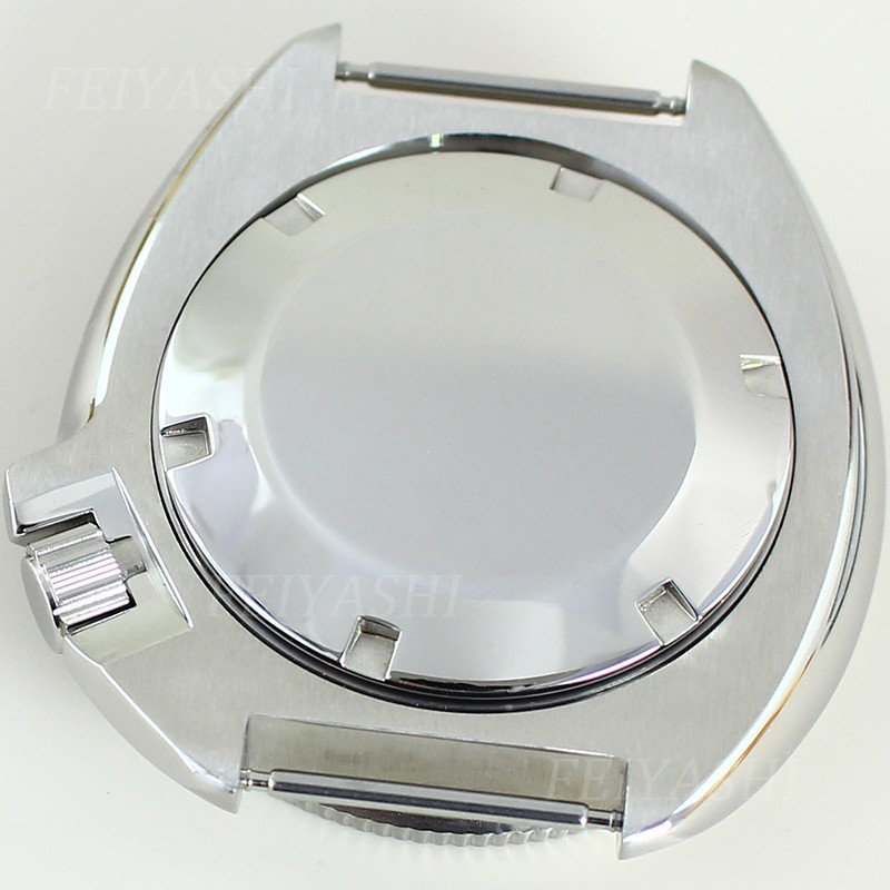 44mm Stainless Watch Case Modify Seiko 6105 Mod Sapphire For Seiko NH34 35 36 38