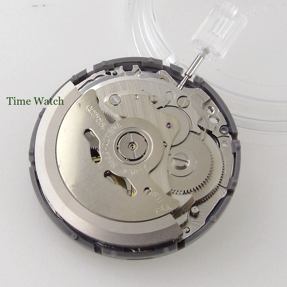 Japan NH38/NH38A Automatic Watch Movement Date Display 21600 BPH 24 Jewels