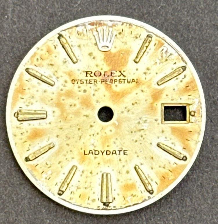 Vintage Rolex Oyster Perpertual Ladydate Watch Dial 26mm Case 6517 6519 6917