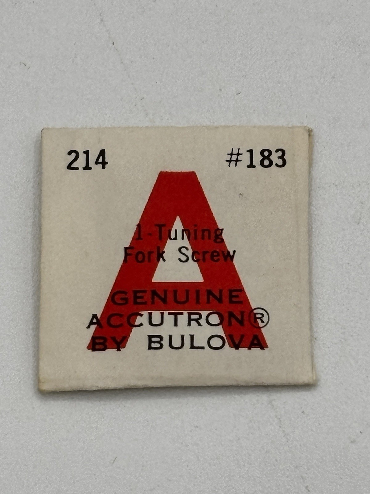 Accutron Bulova 214 Tuning Fork Screw #183