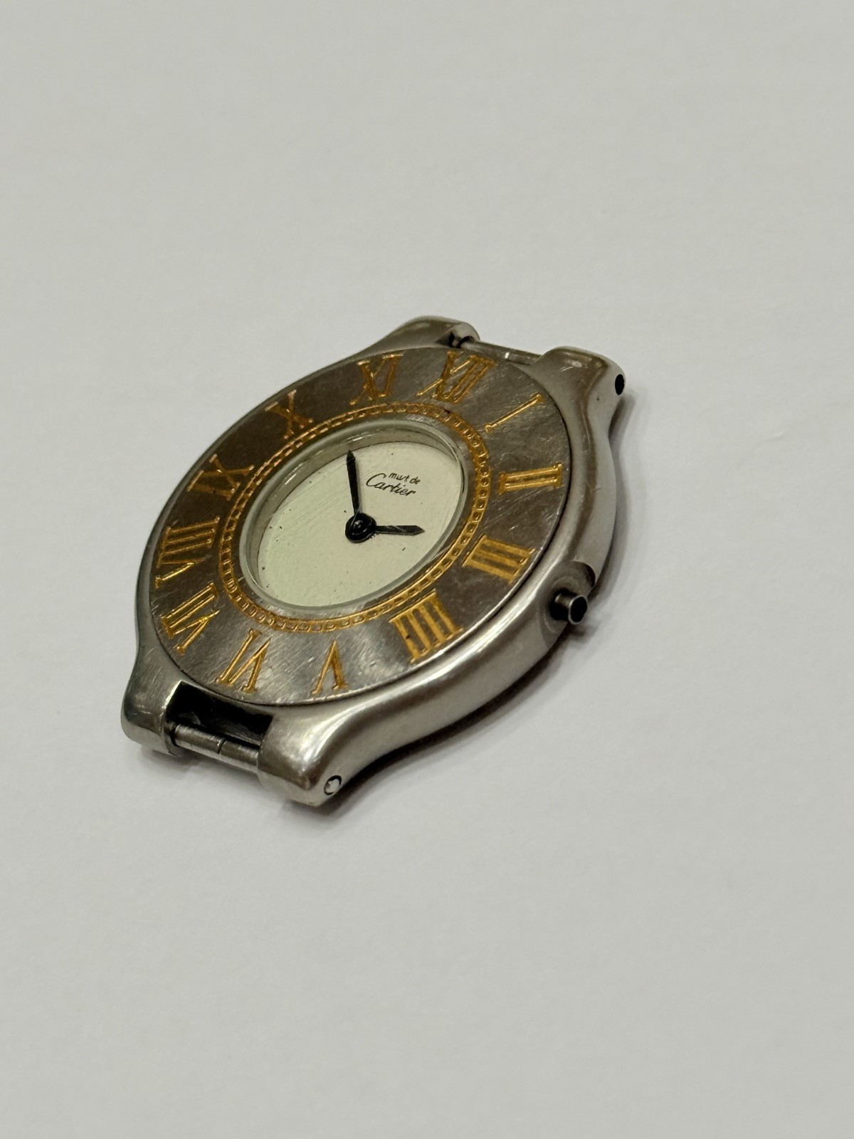 Must De Cartier Quartz Cal.81 Swiss Made Selling For Parts Genuine Swiss Made