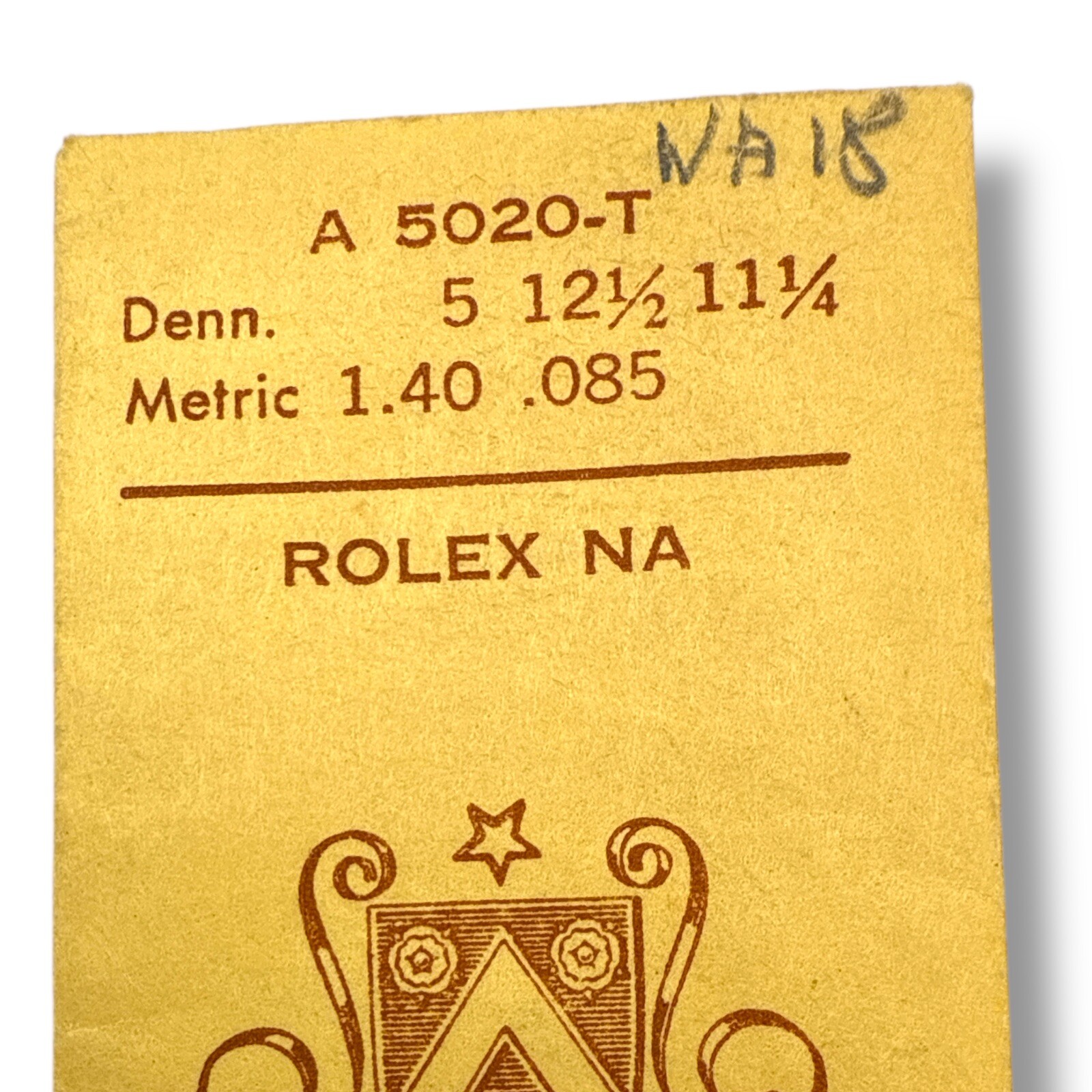Rolex NA Mainspring Watch Part Non-Auto 1.40 x .085 Alloy Rolex 620 NOS Read!