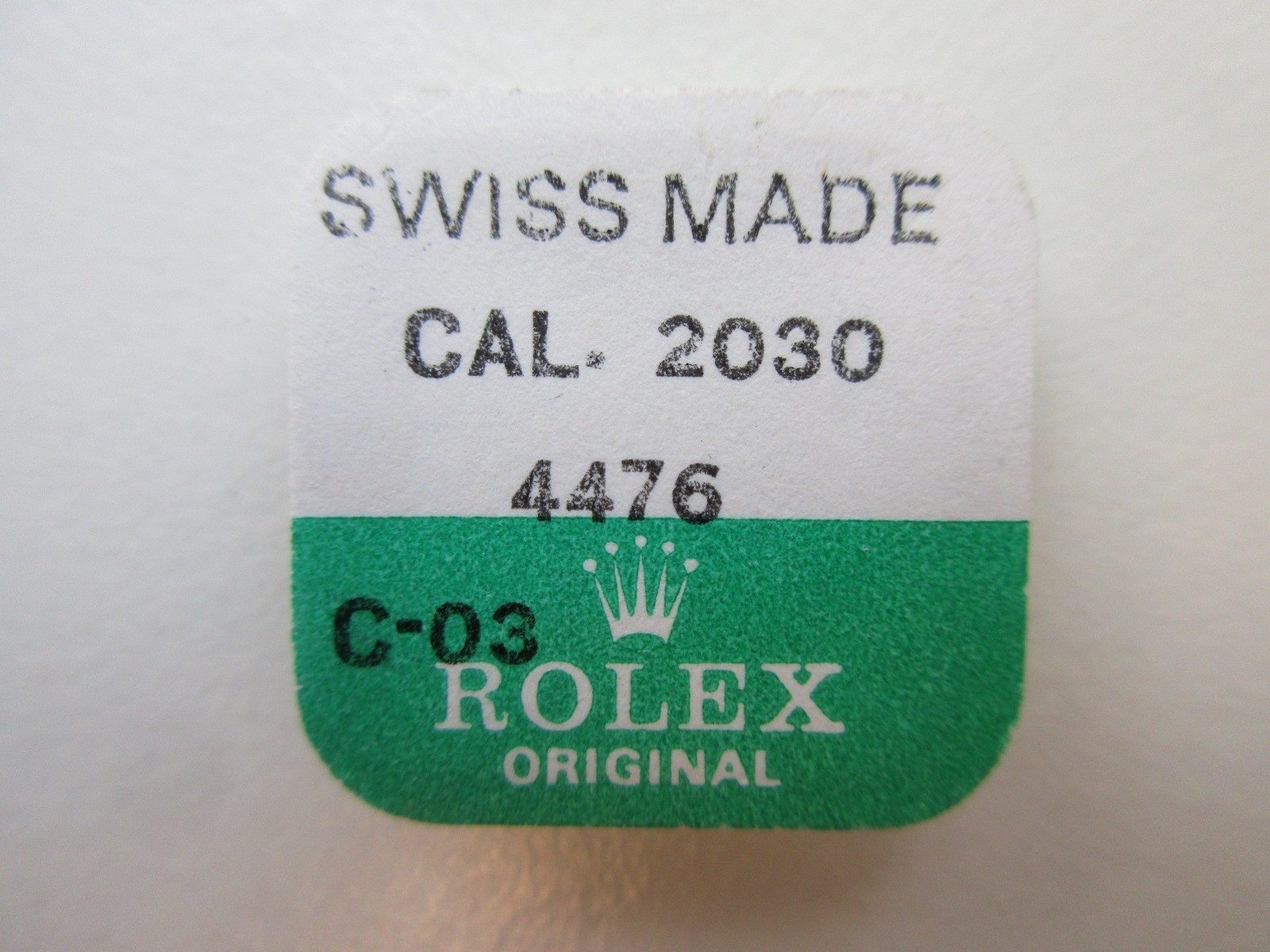 Rolex cal. 2030 Swiss watch movement part 4476 Axle for oscillating weight