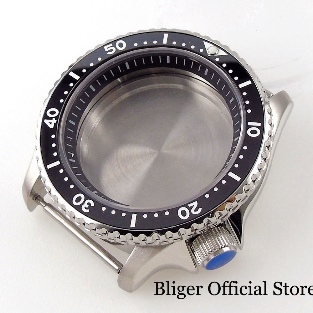 200M Waterproof 41mm Diver NH35 Watch Case Steel Strap Sapphire Glass 120 Clicks