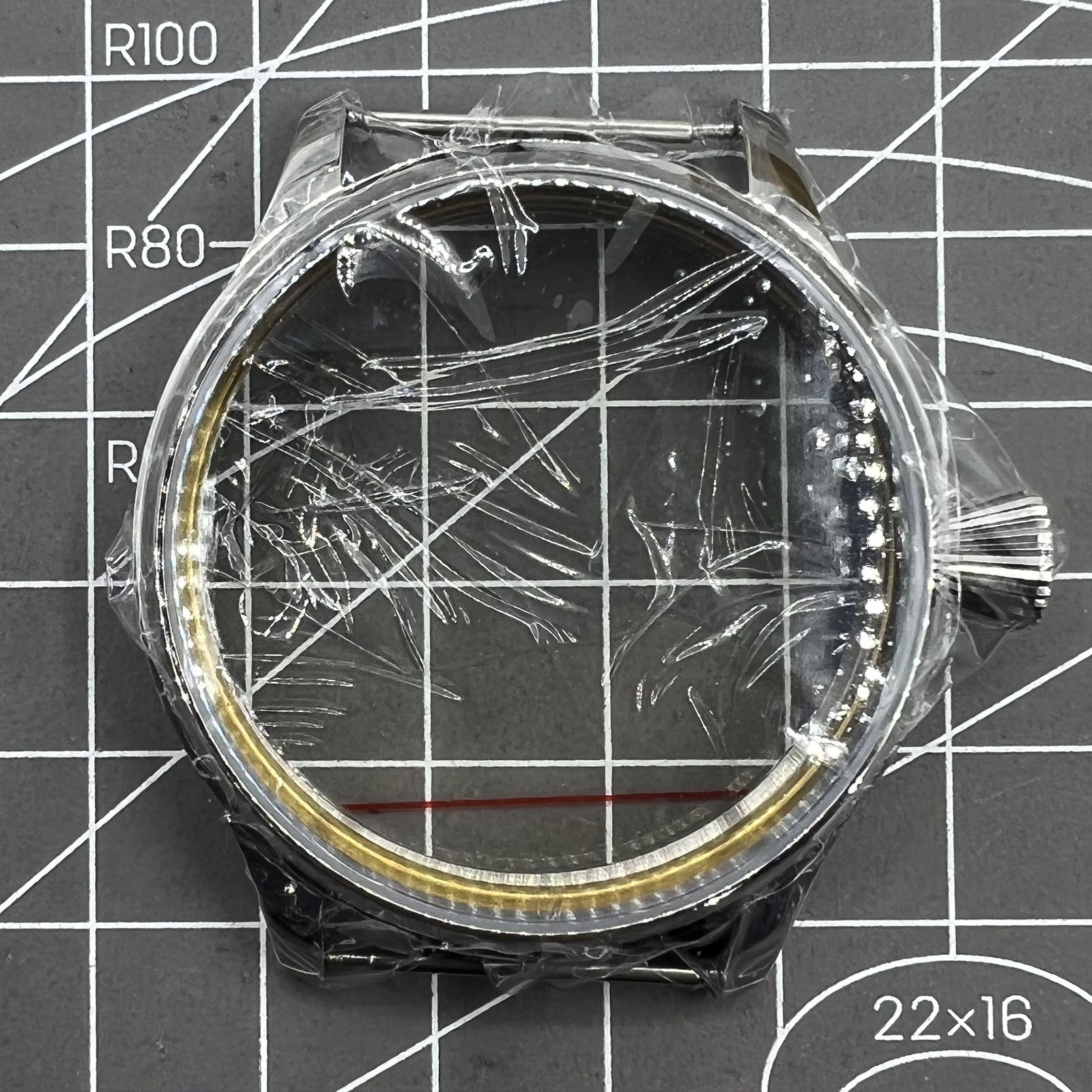44mm Watch Case Stainless Steel Case for 6498 Seagull ST3600/ST3621 or ETA 6497