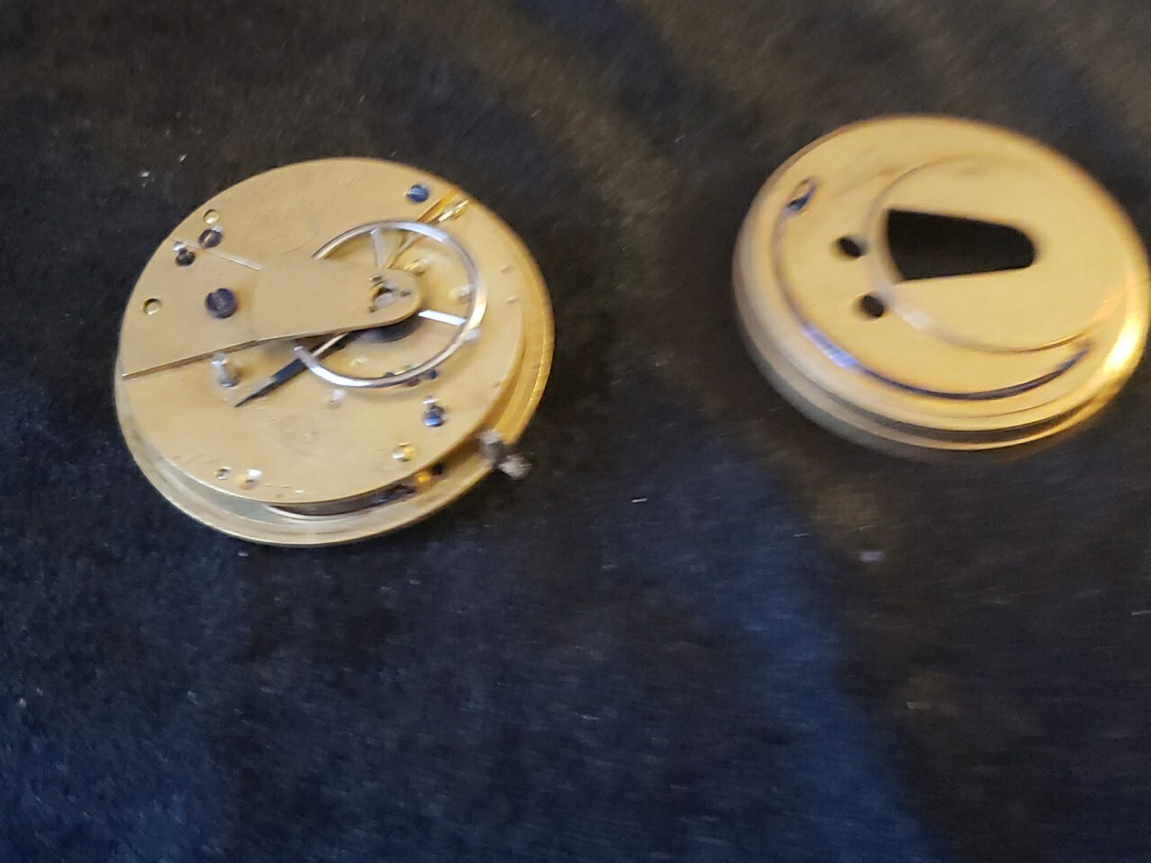 Fusee Pocket Watch Movement R. Wright Maker From Watchmakers Collection