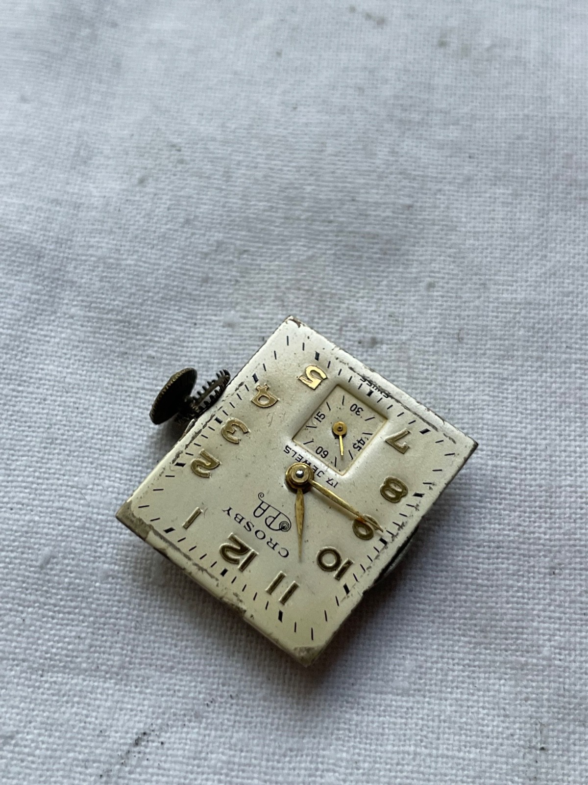 Crosby – movement for mens watch AS IS, lot 2105