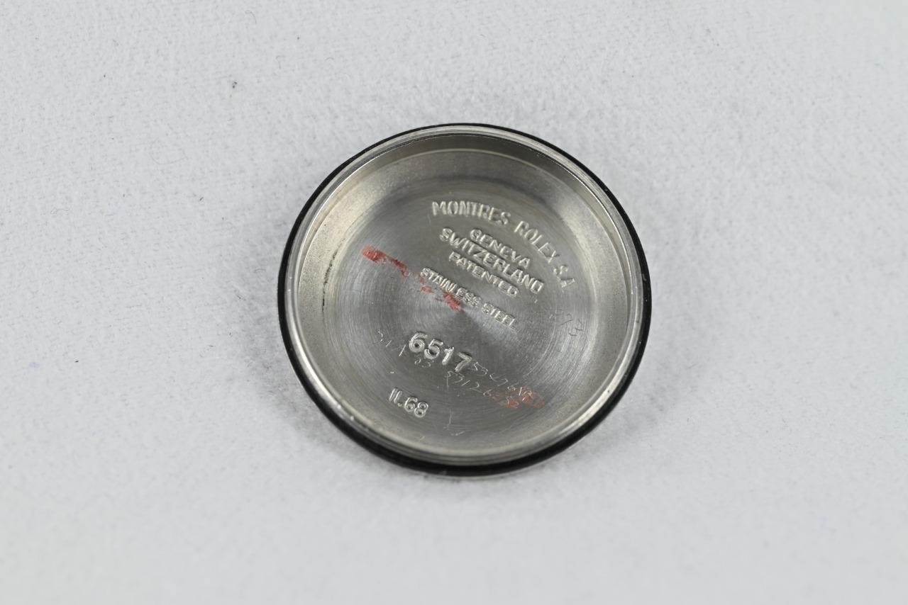 Genuine Ladies Rolex Stainless Steel Case Back For Reference 6517 – 1968
