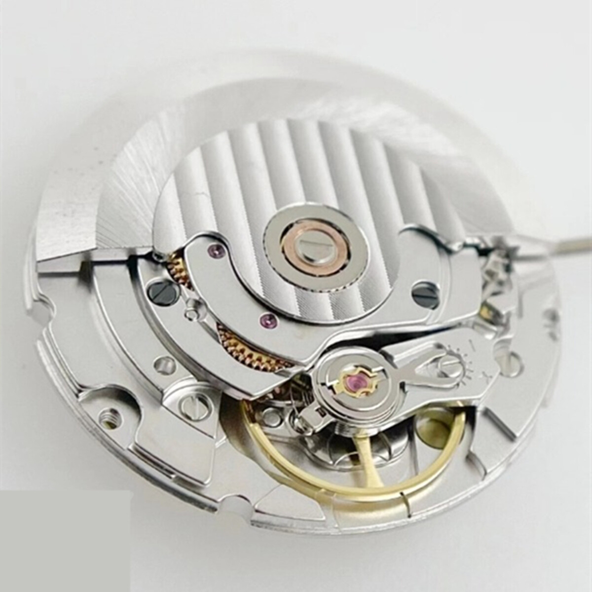 China Made Seagull 2824 Automatic Mechanical Movement Black Disk Wheel Date At 6