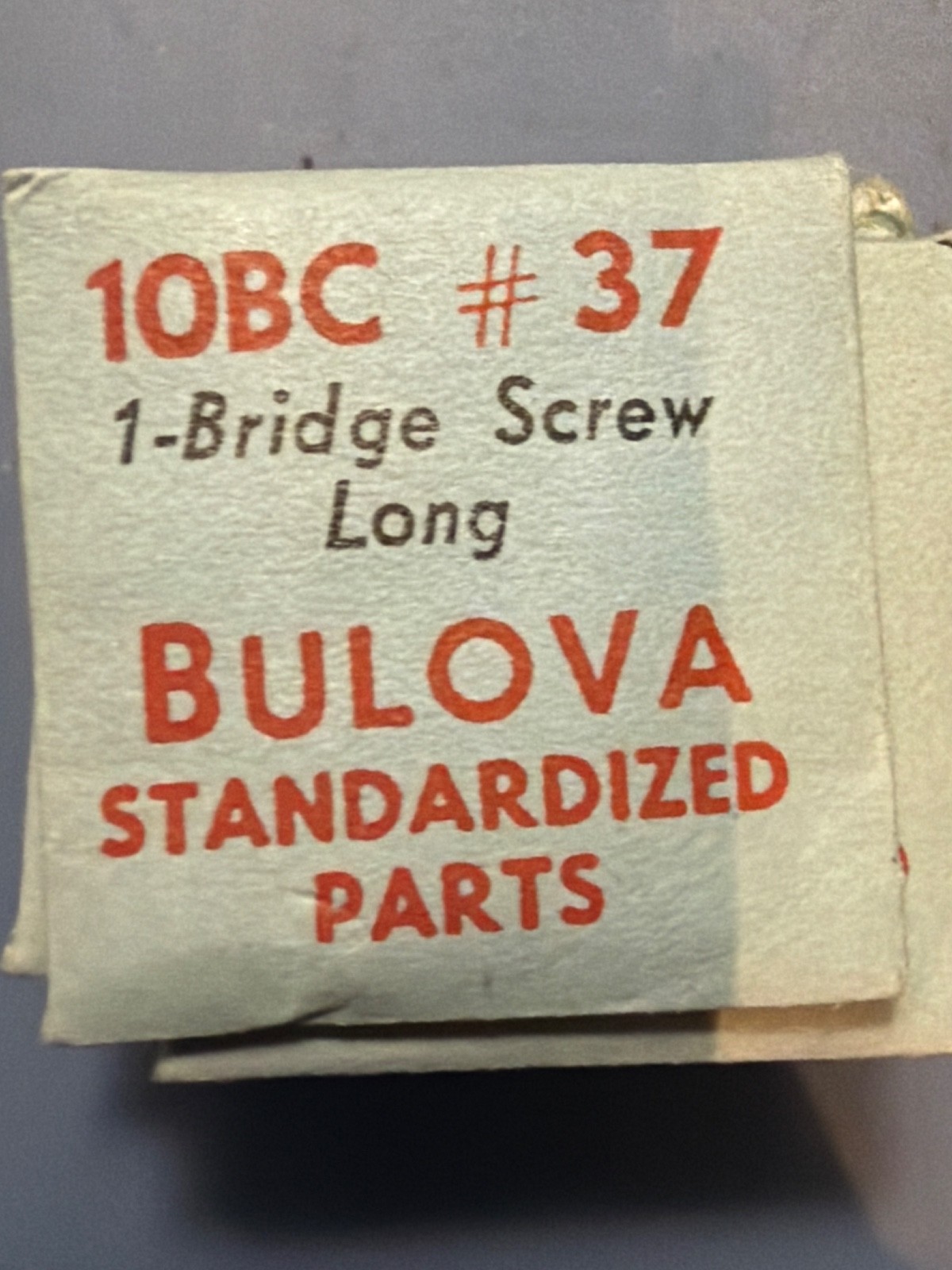 BULOVA – Movement Screws – NOS – Various Calibers