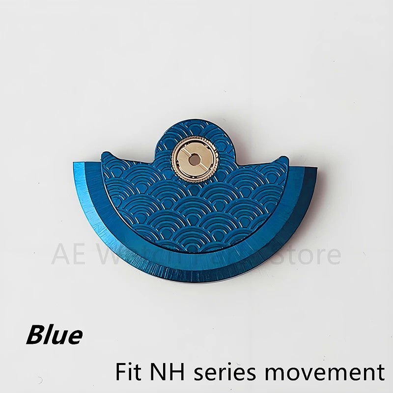 Blue NH35 NH36 Watch Rotor Replacement Modification Accessory Movement Parts