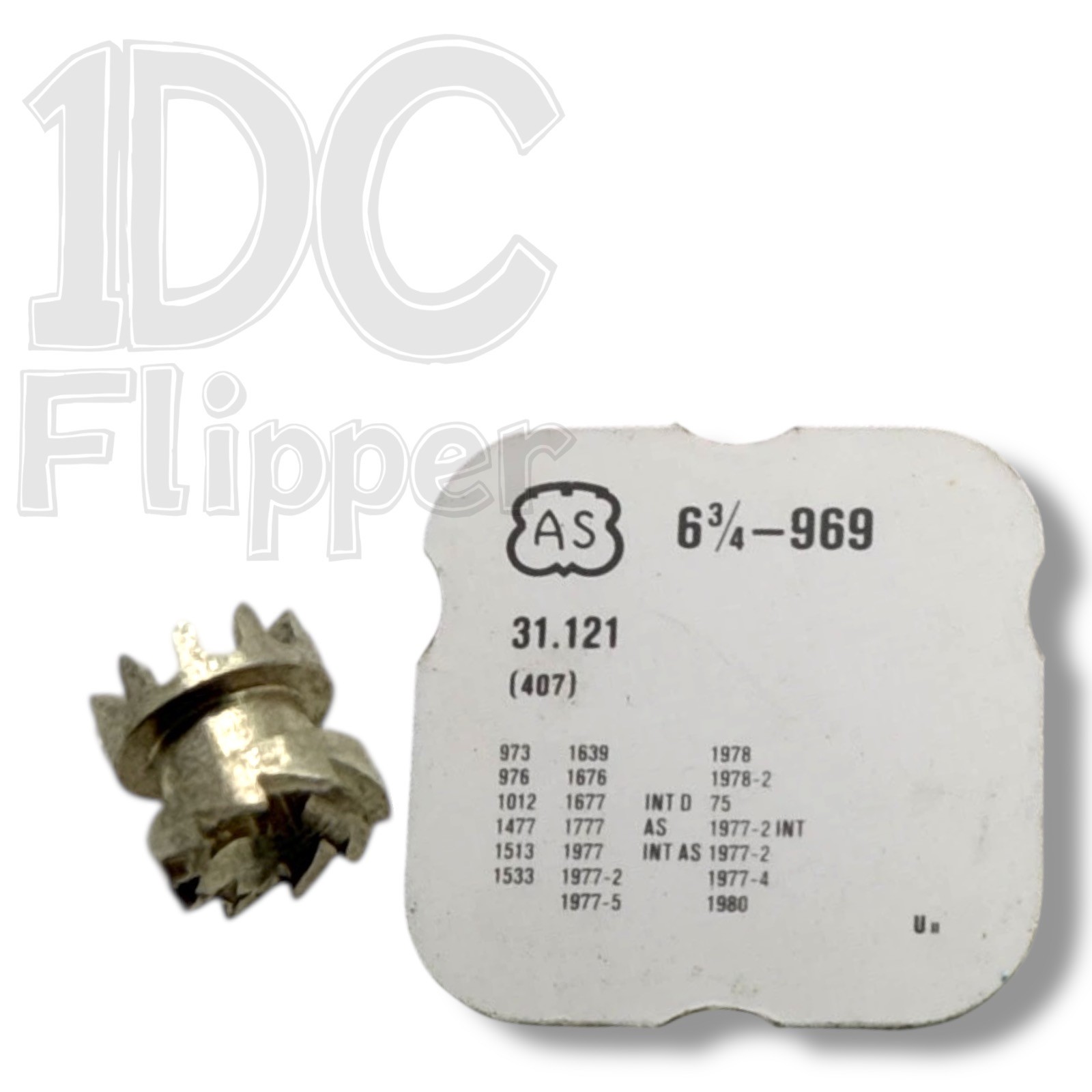 A. Schild 407/AS969 Clutch Wheel BestFit Watch Part NOS Fits Multiple Read List!