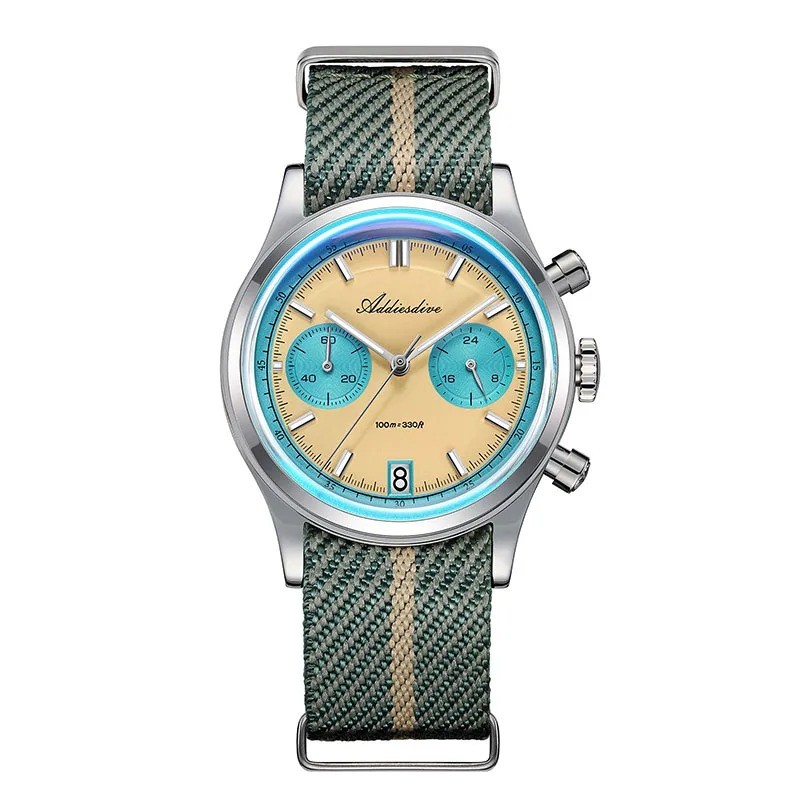 ADDIESDIVE Top Brand Man Watch BGW9 Super Luminous 10Bar Waterproof Bubble Mirro