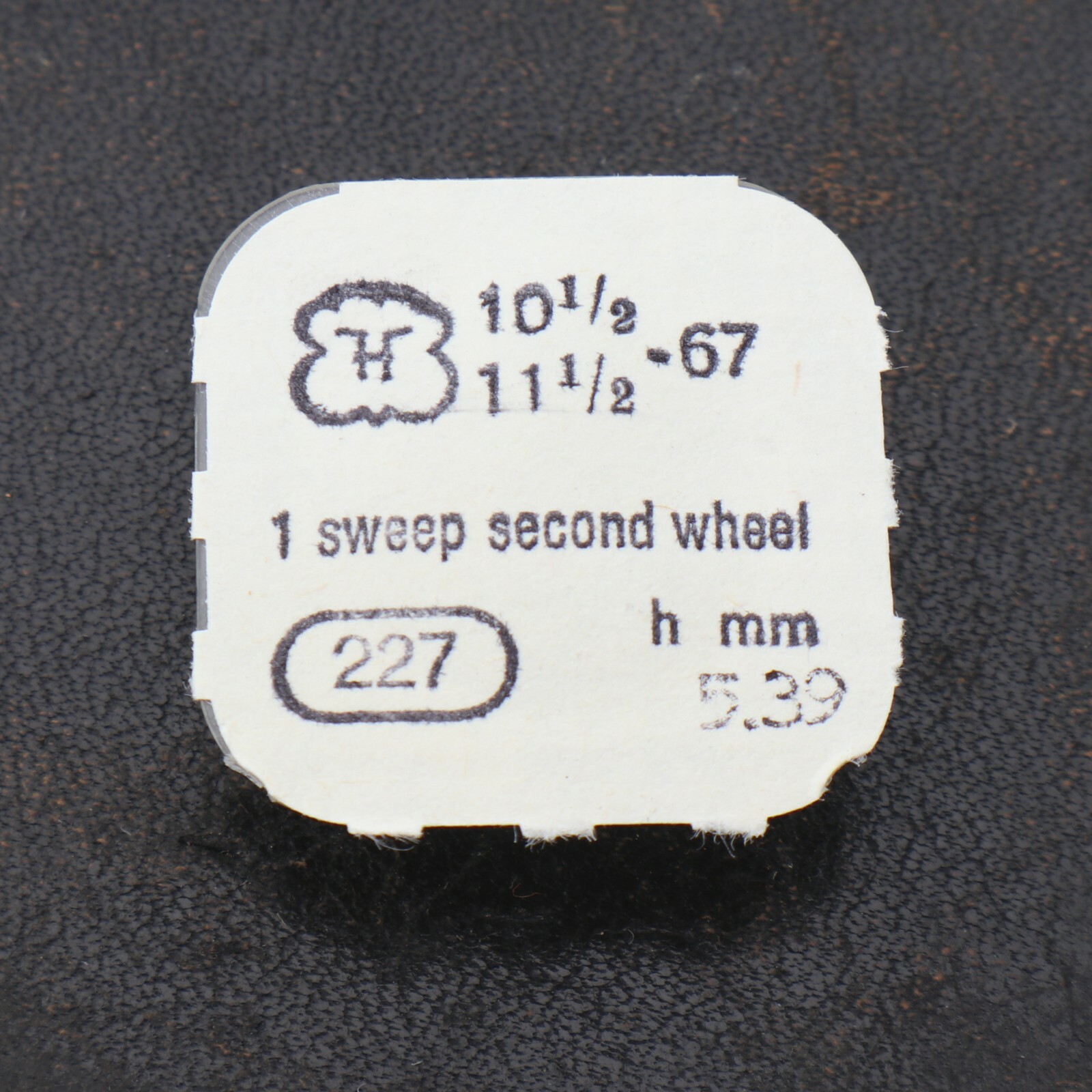 NOS Genuine FF 67 Watch Part #227 Sweep Second Wheel New Old Stock (C15D22)