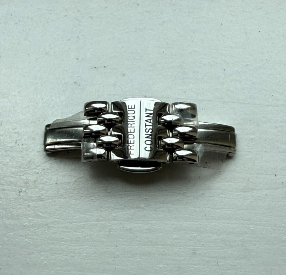 Genuine Frederique Constant Lady Deployment Deployant Clasp Steel Bracelet 12mm