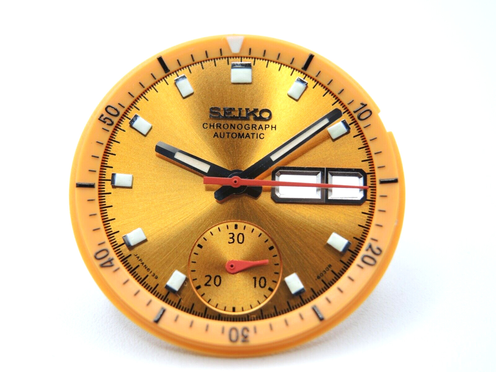 NEW SUNBURST YELLOW DIAL,HANDS, INNER BEZEL VINTAGE PEPSI POGUE 6139-6002/6009