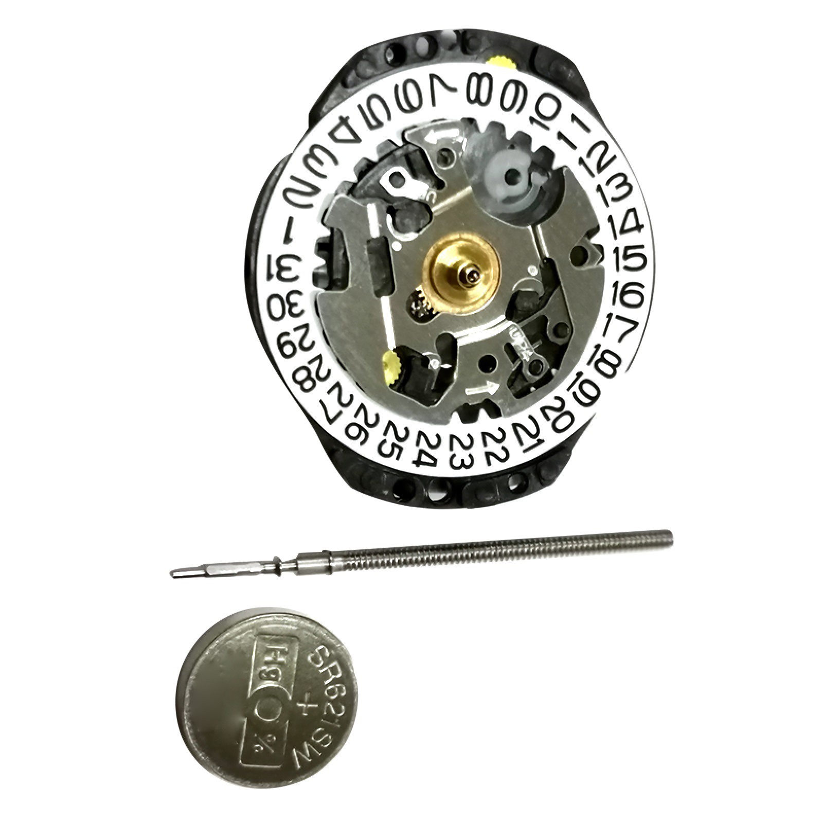 Single Calendar 3 Hands Quartz Watch Movement Date @3 For Japan VX82 VX82E Part