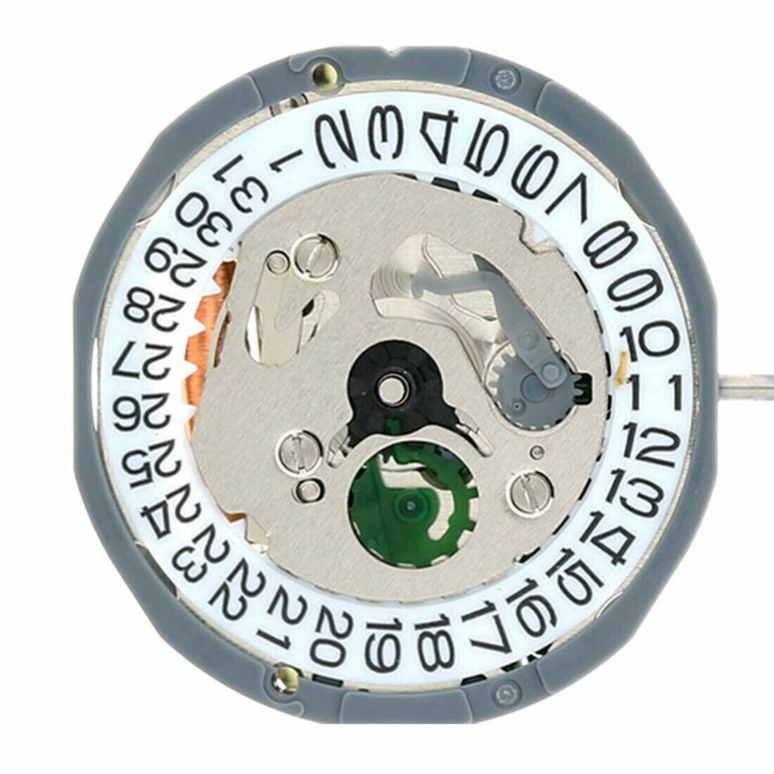 Miyota 1L15 Japan Quartz Movement Date at 3