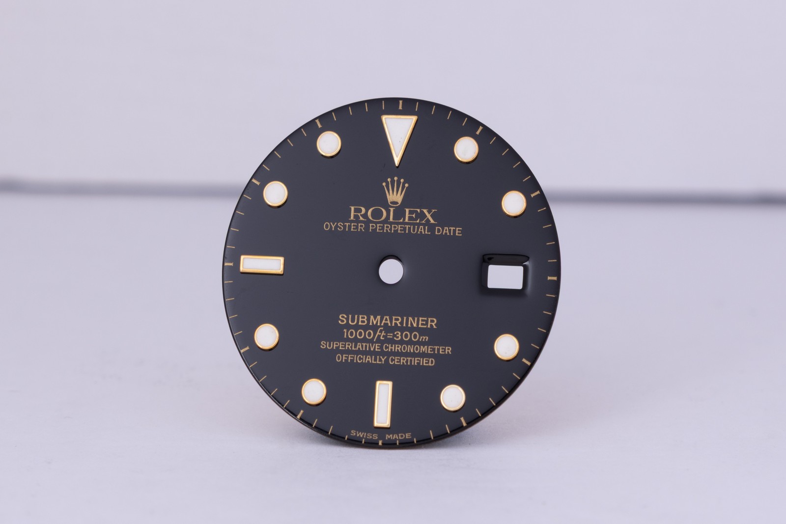 Rolex Submariner DAMAGED Black Swiss Made Dial for model 16613 – 16618 FCD30655