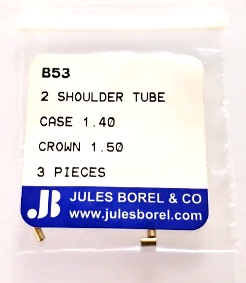 Watch Case Tubes Case 1.40 Crown 1.50 shoulder tubes “3” each