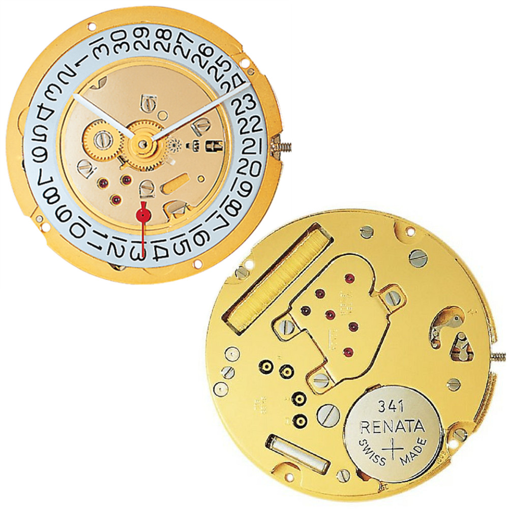 NEW For Genuine Ronda 1009 Quartz Watch Movement 2 Hands Date at 3′ Repair Parts