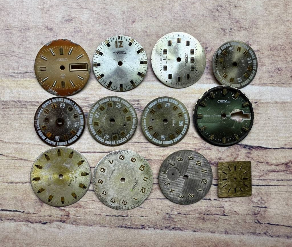 Dial for Soviet mechanical wristwatches of various types, Raketa and other USSR
