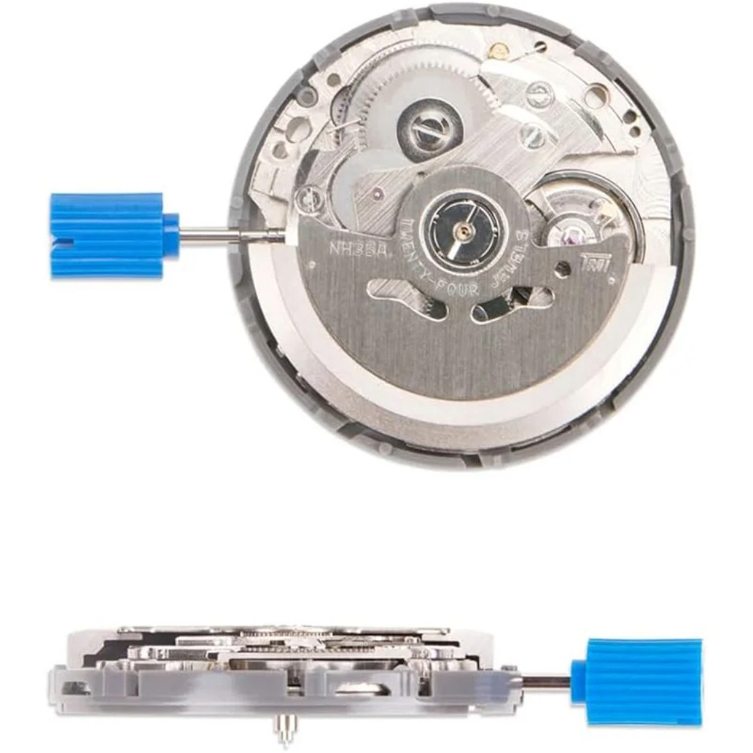 GENUINE Seiko NH35 NH35A Automatic Watch Movement White Date Wheel at 3