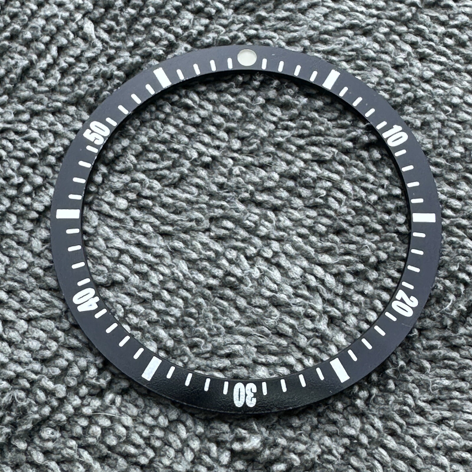 ORIGINAL INSERT BEZEL FOR VINTAGE SEIKO 5 SPORTS 6119-8120 6119-8121 BLACK #2