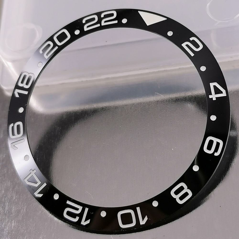Super luminous 38mm ceramic bezel insert fit for 40mm PARNIS GMT men’s watch
