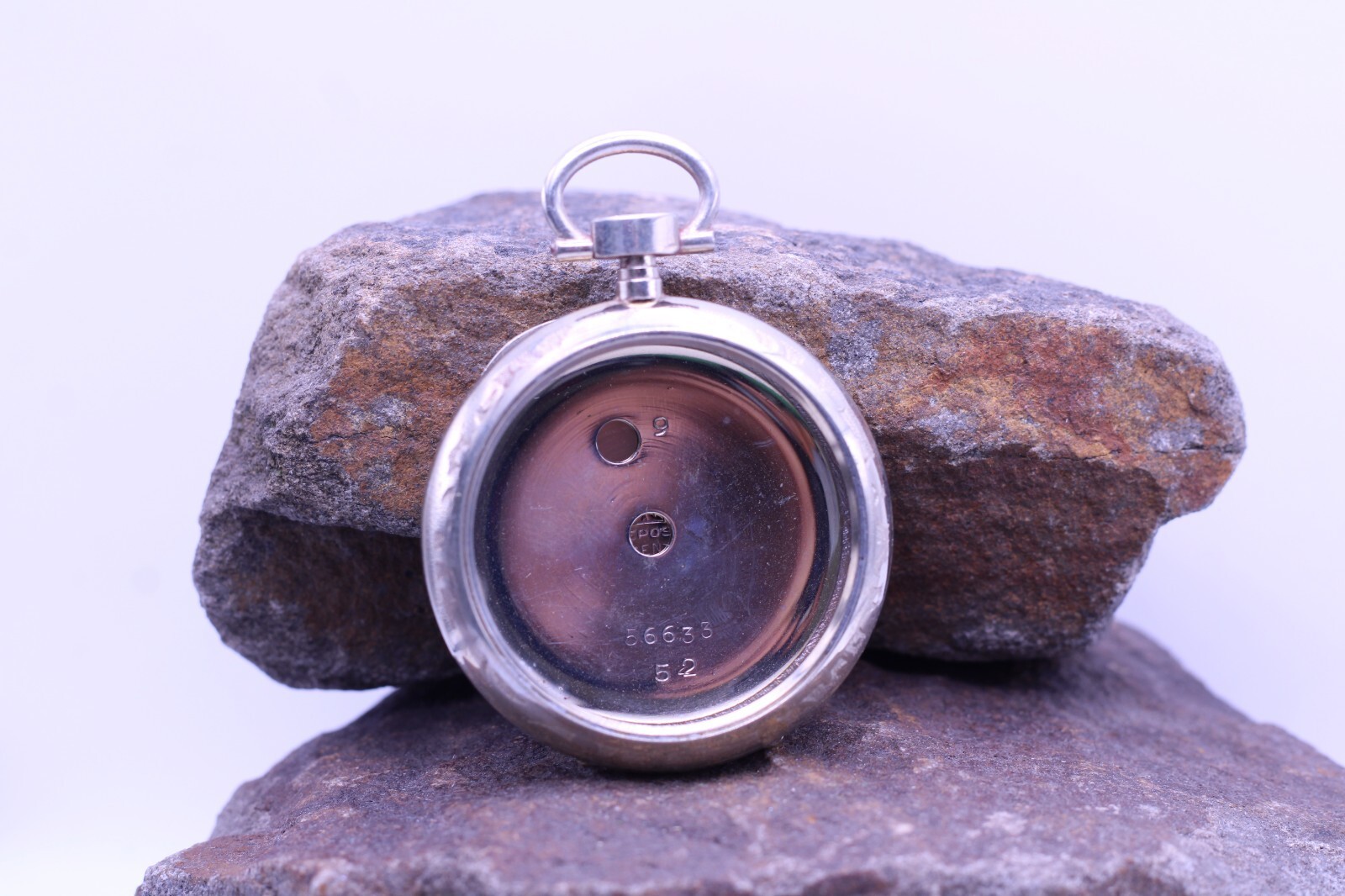 FPF DEPOSIT ARGENTAN KEYWIND SWISS NOS POCKET WATCH CASE 45.9mm (DL)