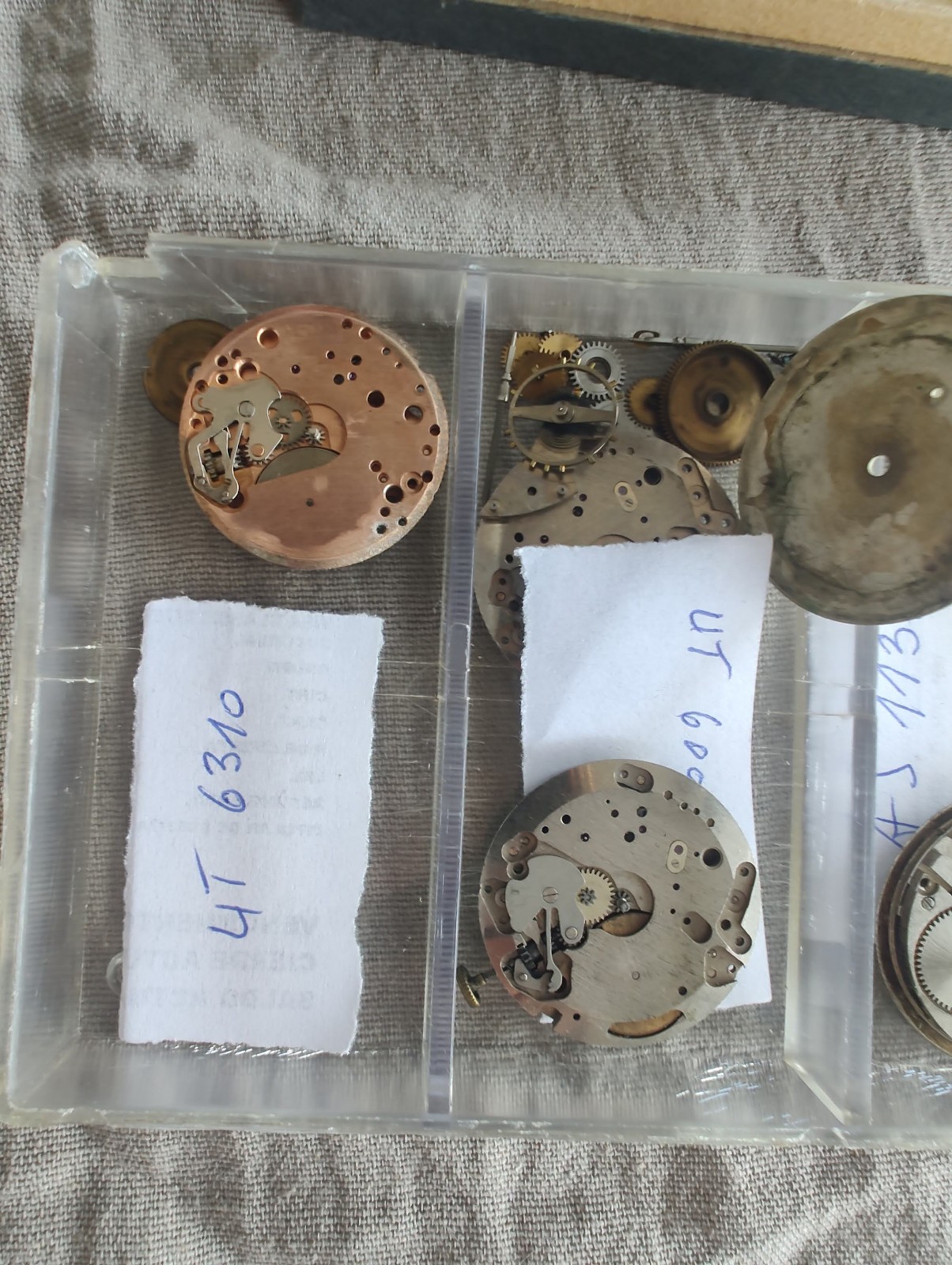 Watch Repair Lot 11 Movements Unitas UT 6310 AS 1130 Swiss Parts