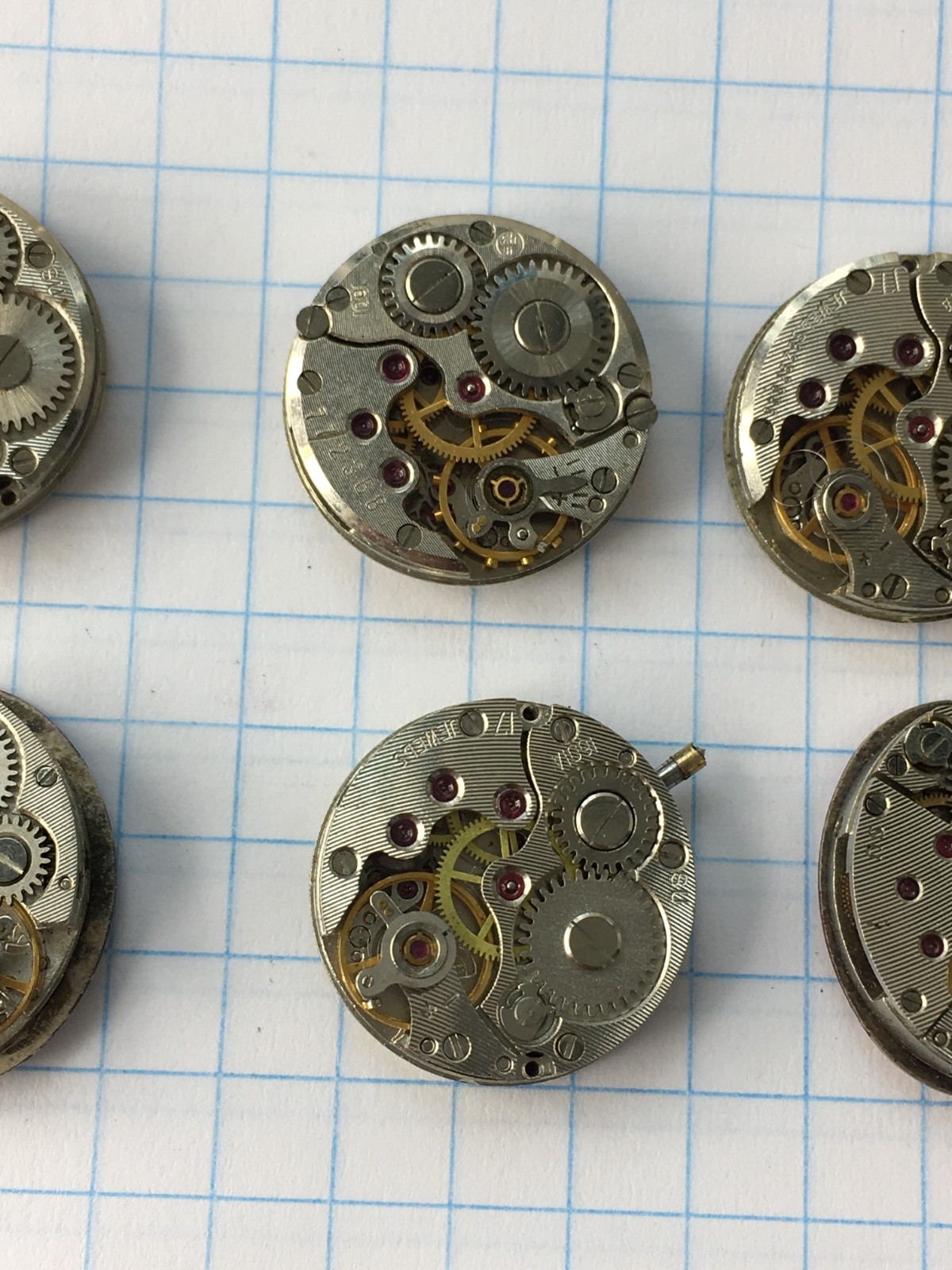 MOVEMENTS (20pcs) FOR Women’s WRIST WATCH Chaika Vintage USSR for parts