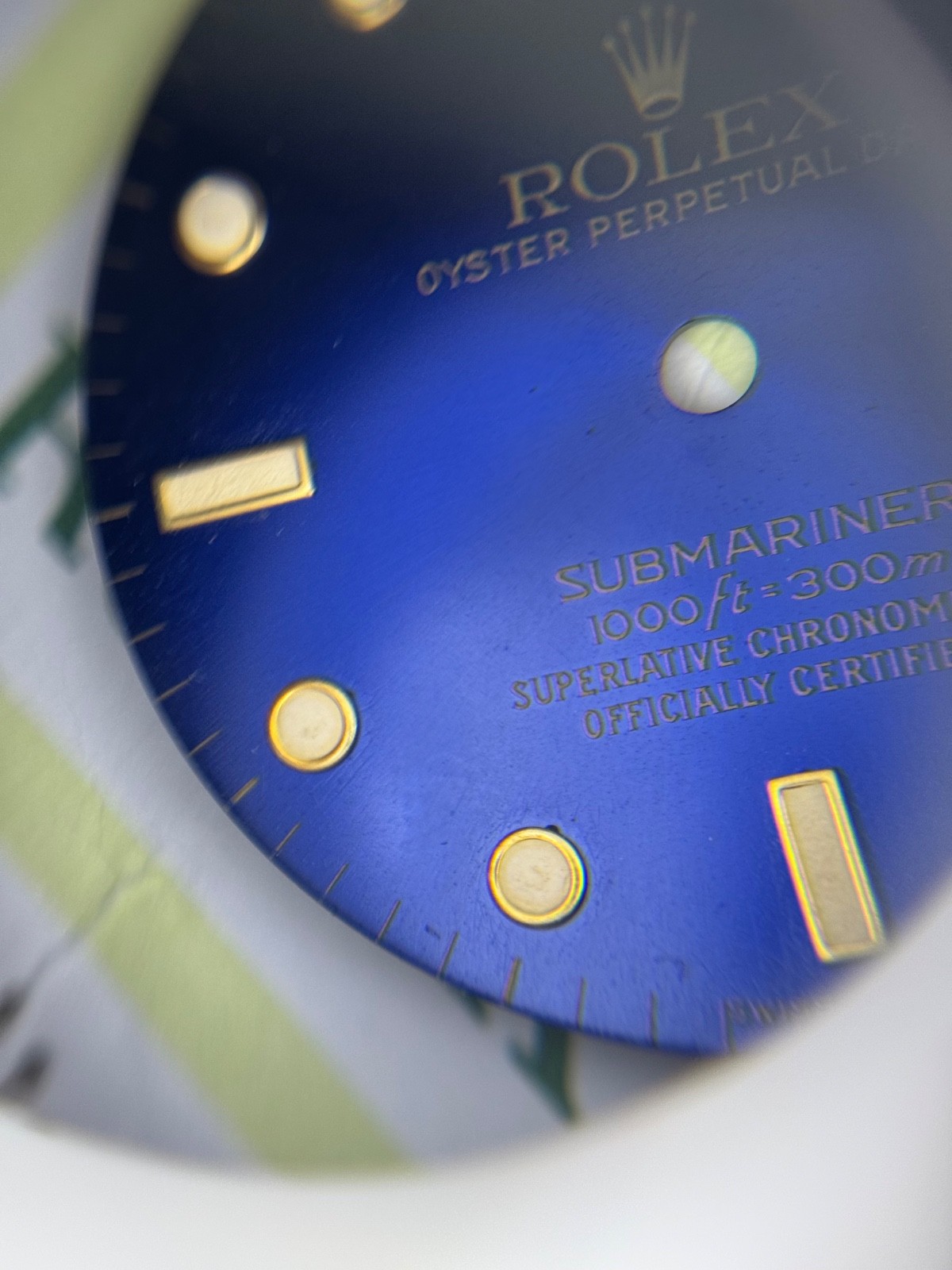 Rolex Ultra-Rare Rolex Submariner Purple / Blue Tritium Dial – Swiss-T 25 – 1661