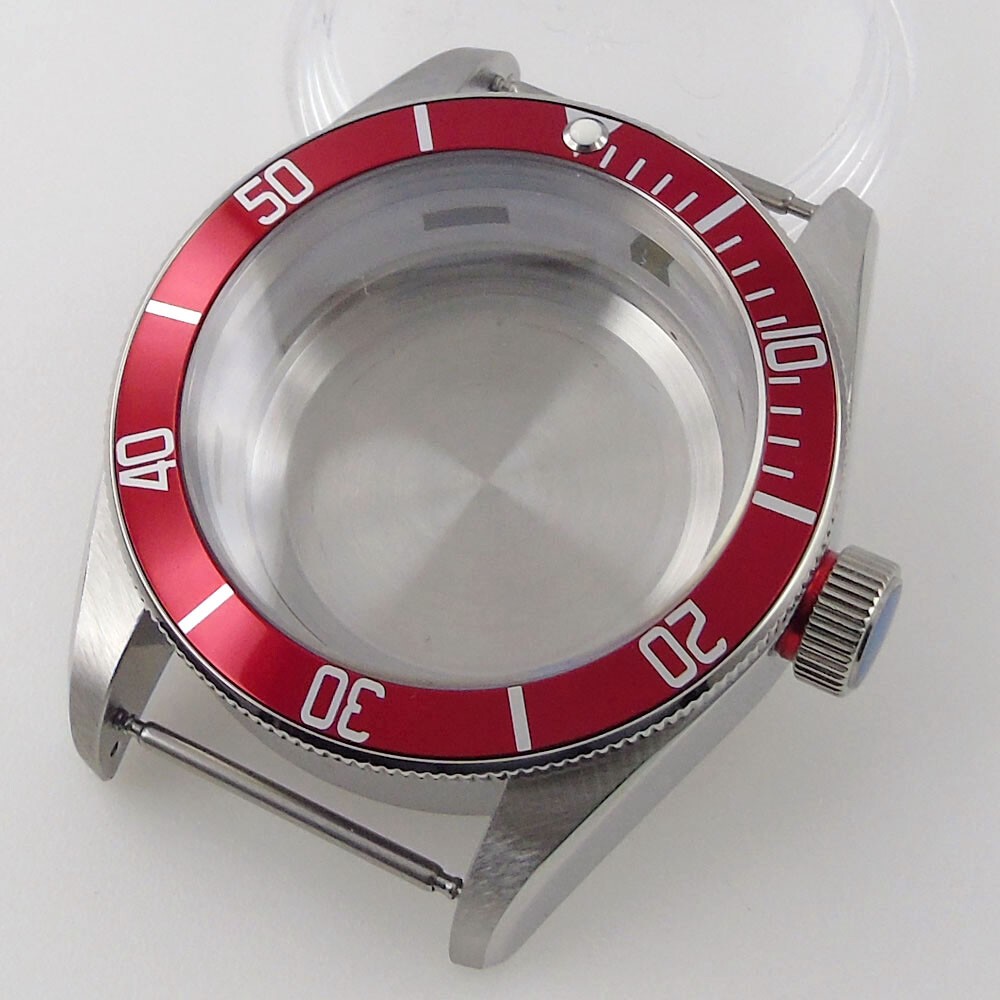 41mm Stainless steel Sapphire Watch Case For NH35 NH36 Movement