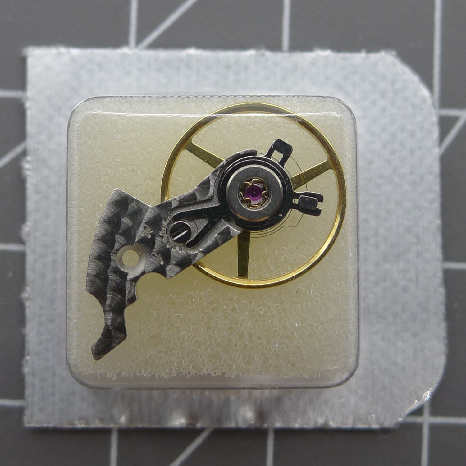 Silver Carved Complete Balance Wheel with Splint for Movement ETA 2824 2834 2836