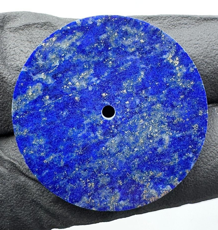 Natural Blue Lapis lazuli Watch Dial : 31.5 mm Gemstone Flat Disc GMC-615