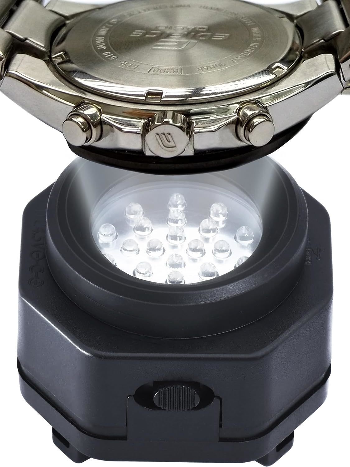 CoolFire UV Free Solar Watch Fast Charger Portable Battery Charger