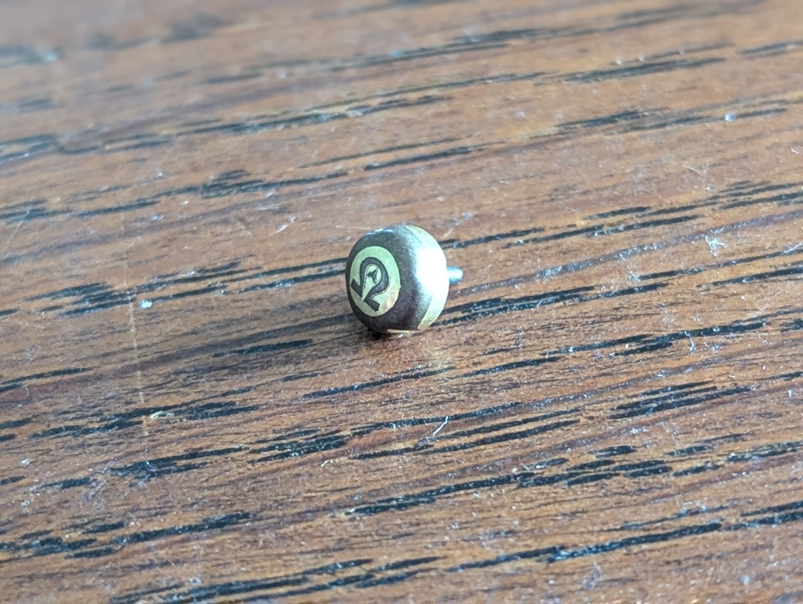Omega Clover Crown, Heavily Worn, 5.3mm X 2.9mm, Tap 10 #N901
