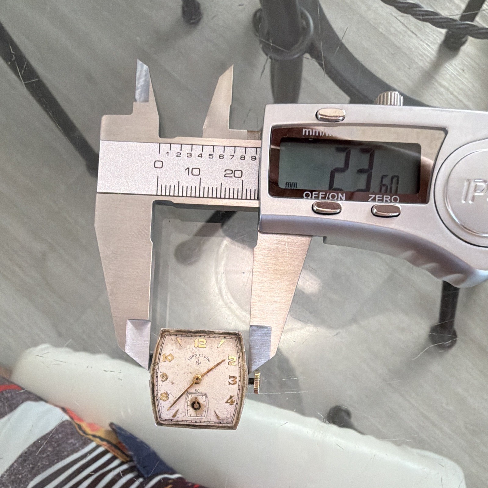 Lord Elgin Mechanical Manual Watch Movement with Dial for Elgin Lord Elgin